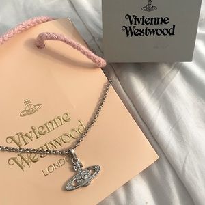 Vivienne Westwood rhinestone orbit necklace